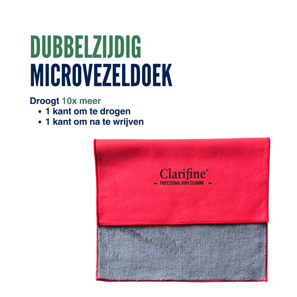 Professioneel Dubbelzijdig Microvezeldoek