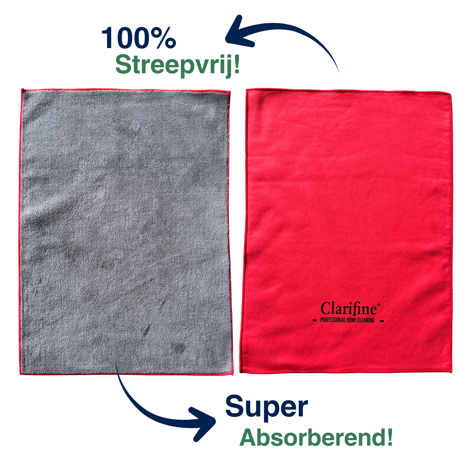 Professioneel Dubbelzijdig Microvezeldoek